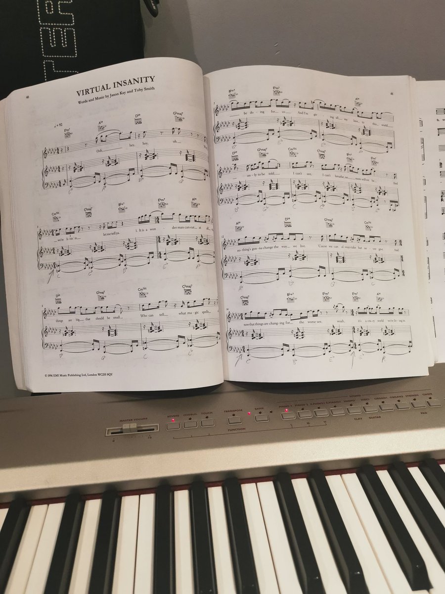 TheLostBoyMuso's tweet photo. When you sit at a piano, what's your go to song?
I can't help but bash out Virtual Insanity, @JamiroquaiHQ 

#favouritesong #piano #goto #mustplay #hitlist #mustplay #canthelpmyself https://t.co/FzKewgGhXm