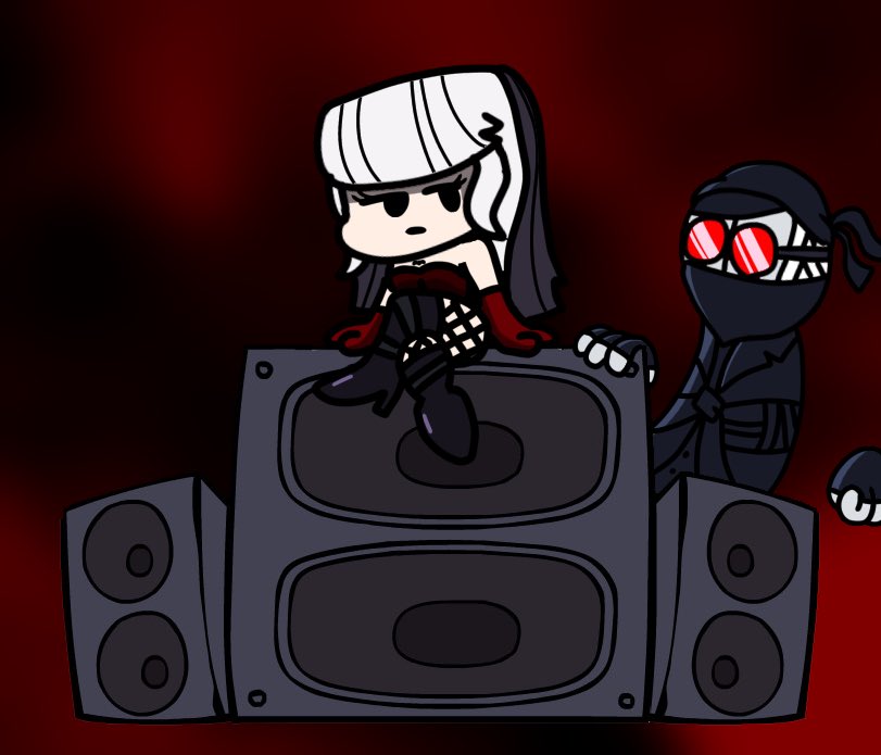 FuckingMultiple's tweet image. Here’s a quick piece of art requested by @xGothyPrincess