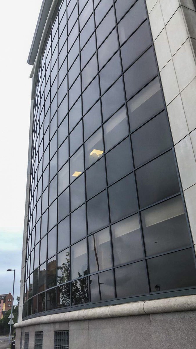 Busy weekend for specialist team & window cleaning teams | lots of planning goes into these cleans #planning #execution #safety #quality #standards #Belfasthour #specialistservices #windowcleaning