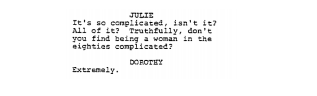 AndreaMinuz's tweet photo. #tootsie #perfectscreenplay https://t.co/P30ZUeH1JO