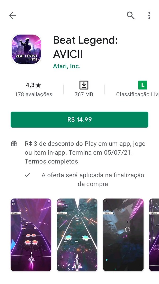 LucasKazzio2's tweet photo. Toque, deslize e voe por 15 dos maiores sucessos do Avicii!
Link:https://t.co/mkk2xy6UJF
#Atari #AtariMobile #Mobile #Beat #BeatLegend #BeatLegendAVICII #PlayStore #BeatSaber #MUSICDAY https://t.co/ypce1igkcm