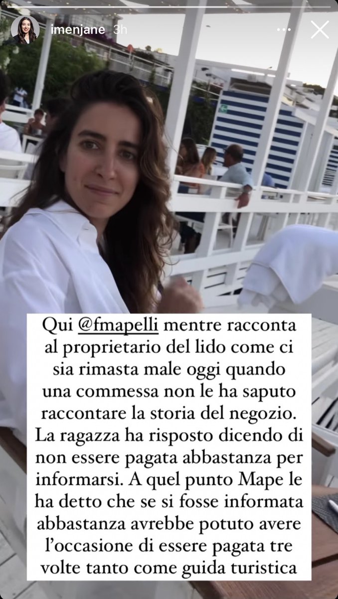 fratotolo2's tweet photo. Trovo fantastico che #ImenJane (che aveva mentito affermando di essere laureata) e #francescamapelli (che ha fallito per ben due volte il test d’ingresso in Bocconi), facciano ad una commessa la lezioncina “dovresti studiare”. https://t.co/mvyS2q6ct3