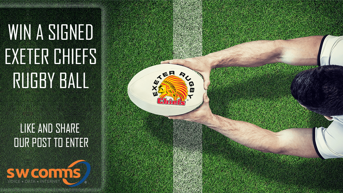 southwestcomms's tweet photo. #WIN a rugby ball signed by the @exeterchiefs from #swcomms!
All you have to do to enter is β¬
1. Follow @swcomms
2. RT this post
3. Use the tag #chiefsfamily and tell us why you love being part of the #ExeterChiefs family
Competition closes at 12 noon on 7 July https://t.co/mLlO6k0AMN