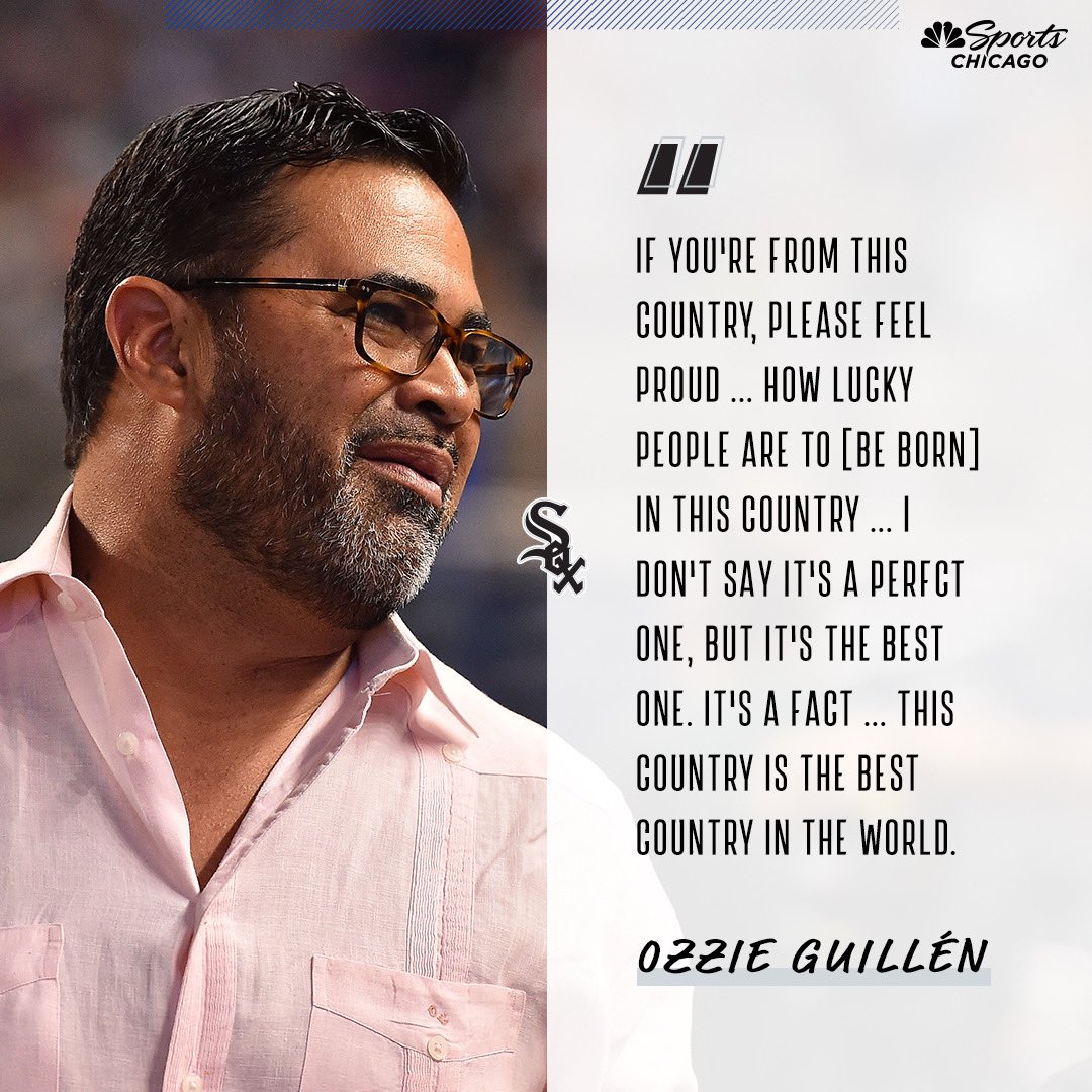 CHSN__'s tweet photo. Happy Independence Day from @OzzieGuillen 🇺🇸 https://t.co/jRxBSdyfqk