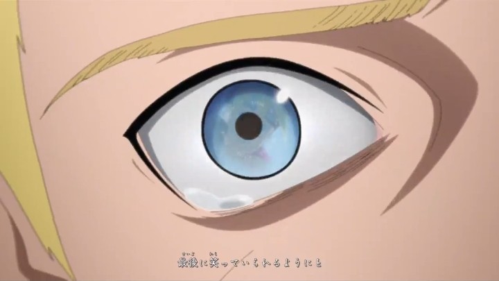 borutokuncenas's tweet photo. Boruto refletido nos olhos do naruto também com lágrimas, só digo uma coisa: preparem as caixinhas de lenços #BORUTO #Opening9 https://t.co/ZWUhF3nN3W