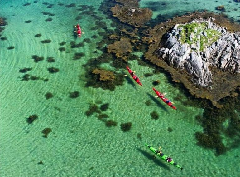 elusive_moose's tweet image. Wow 😍 Paddling in Eggum, Lofoten. Photo Krisztina Bencze #Norway #Nordland #kayaking @Northern_Norway