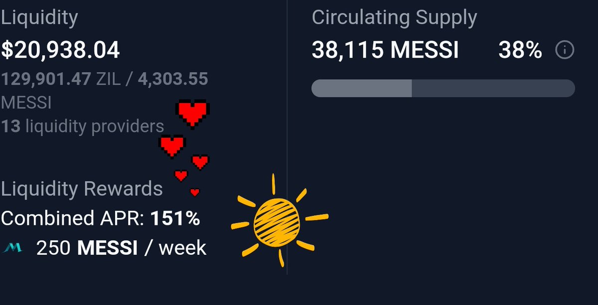 MessiToken's tweet image. Hey #Zilliqa what about 151% APR by providing liquidity on #MESSI? 🔥🔥🔥

Join our Telegram for more information :) 

#zilliqans
#nftart
#NFTs 
#liquidity