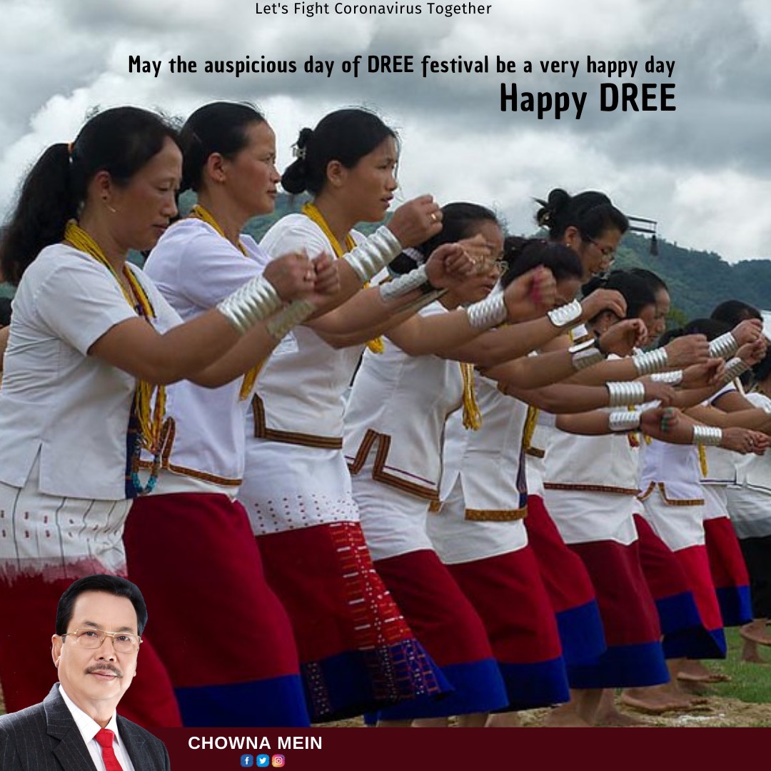 ChownaMeinBJP's tweet image. Extend my warm greetings to the Apatani community on the joyous occasion of the #Dree Festival. I offer my prayers to Danyi Piillo to invoke the Dree spirit amongst the people for the well being, communal harmony, peace &amp;amp; prosperity to all.