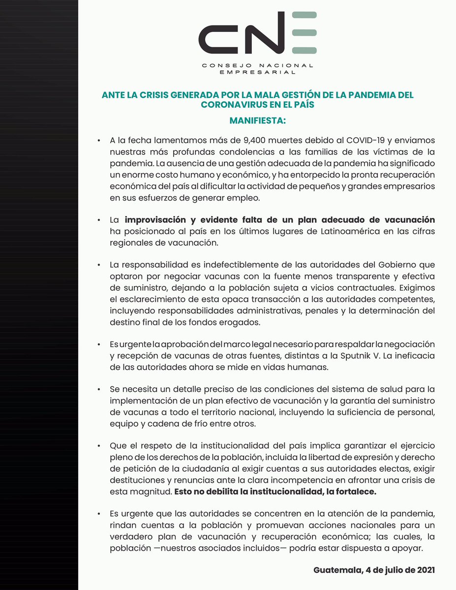 Consejo Nacional Empresarial tweet media