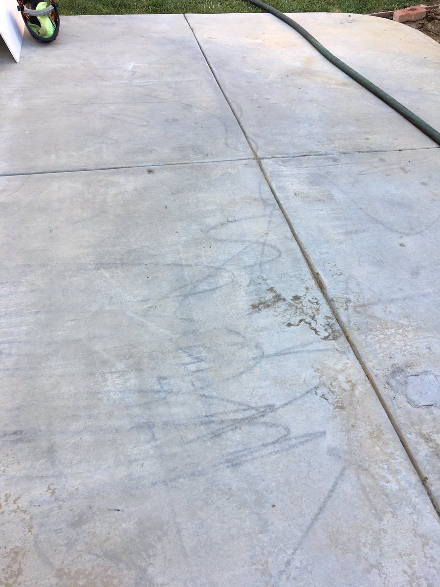 sandblastking's tweet photo. #sandblasting this #concrete patio to remove pressure washer marks #sandblastedconcrete #mobilesandblasting #alliedsandblasting #OrangeCounty #California https://t.co/fWcPnxppaj