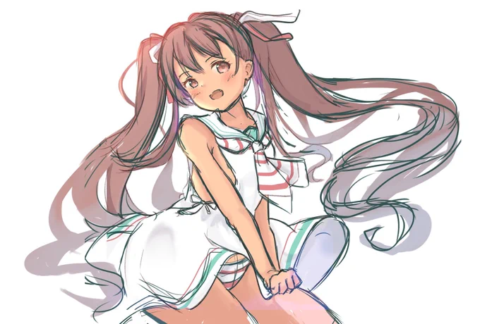 昨日のリベに色々と描き足したらすごく良い感じになったので見て欲しい! 