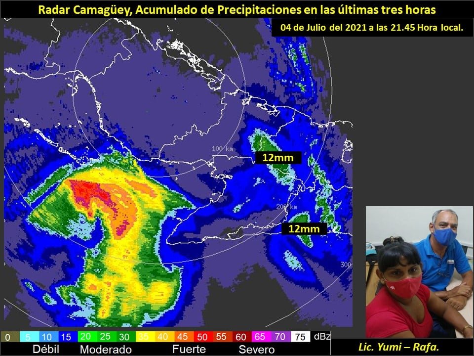 La imagen de satélite representa nubosidad, la lluvia acumulada en un área grande solo el radar la puede estimar. Por el satélite parce que se cae el mundo; pero la lluvia acumulada en tierra no es grande. Ahí tienen el ejemplo. #lluvia #Meteoradar #Satélite #periodistas