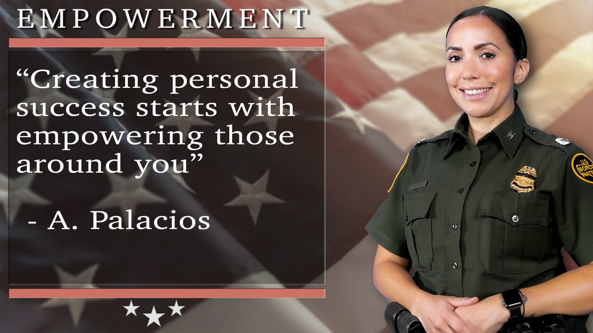 USBPChiefRGV's tweet photo. The US Border Patrol has afforded me the opportunity to impact and empower the agents that will one day lead the patrol. 

#USBPFearlessFive #StrongerTogether #Empowerment #Leadership #SundayThoughts https://t.co/rHj4qc36E2