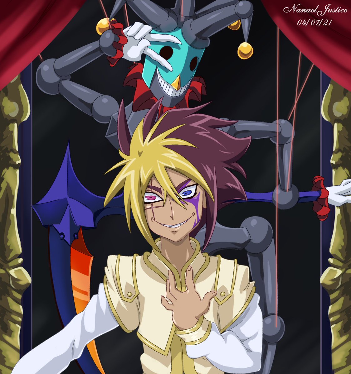 NanaelJustice's tweet photo. For me who started to play a bit of Duel Links because of Zexal, finally being able to unlock IV is pretty exciting! I like Yu-Gi-Oh a lot and having an excuse to draw characters I love from the show is great. #yugioh #遊戯王 https://t.co/MSveQkkuSp