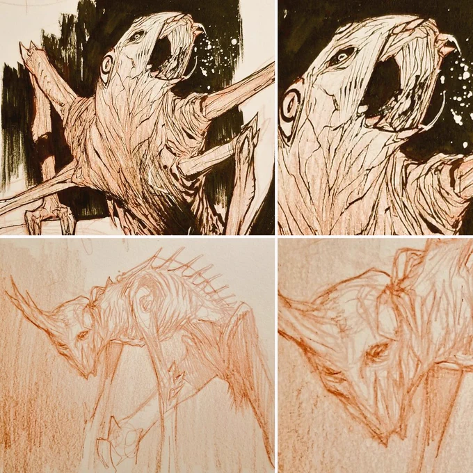 Some Hellish creature sketches 