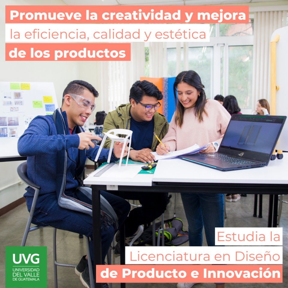uvggt's tweet photo. Un diseñador de producto crea soluciones para las necesidades de las personas, mejora la competitividad de las empresas y es precursor de la innovación. Conoce más de esta apasionante carrera aquí. 👇😍👏
https://t.co/noTjVJuHlO
#BeAMakerUVG https://t.co/wa18K9C8qZ