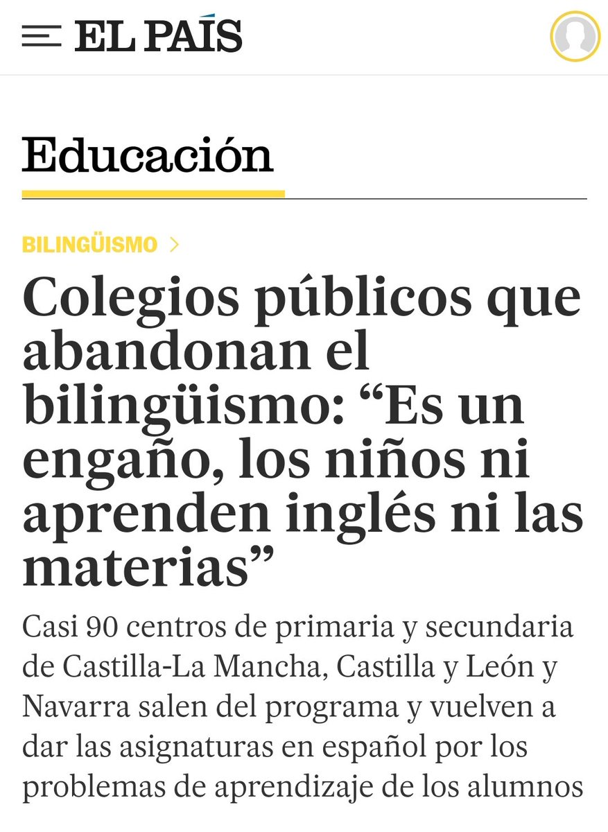 Y por esto es por lo que después de estar destinada 10 años en un centro bilingüe, busqué para mi hijo uno que no lo fuese.
Que habrá a quién le vaya bien y centros que funcionen, pero mi experiencia me dejó claro que no.