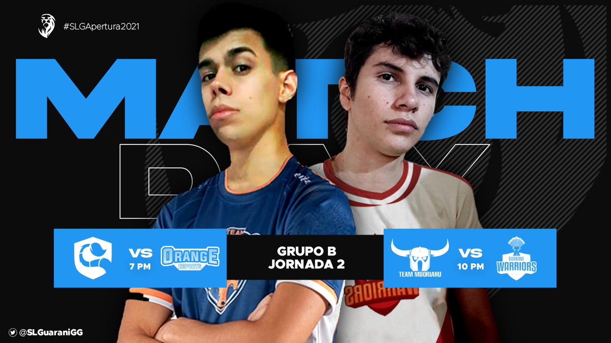 #CR | Jornada 2 

¡El día de hoy continuamos con la jornada 2 del grupo B con 2 buenos encuentros que estarán picantes ya que es el grupo de la muerte! 🔥

🆚️:<a href="/ScorpionsGG/">Scorpions™</a> 🇵🇪 vs <a href="/Orange_eSportss/">Orange Esports</a> 🇵🇾
🗓:4/07
⏰:7:00PM🇵🇾
📺:<a href="/TucansitoAlv/">Tucansito</a>