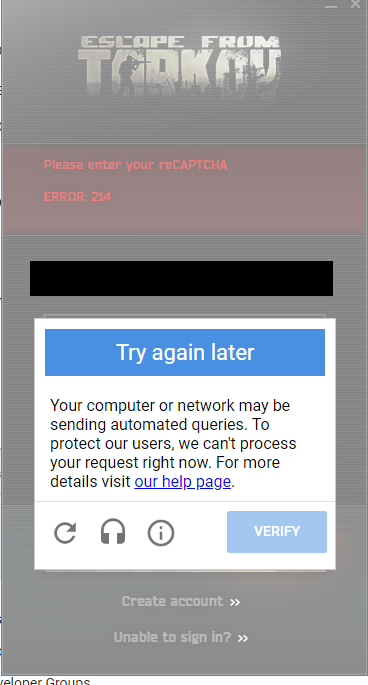 jkk111's tweet photo. @bstategames This is trash UX. I just bought the game and captcha is blocking me! https://t.co/ZY2neuC8kG