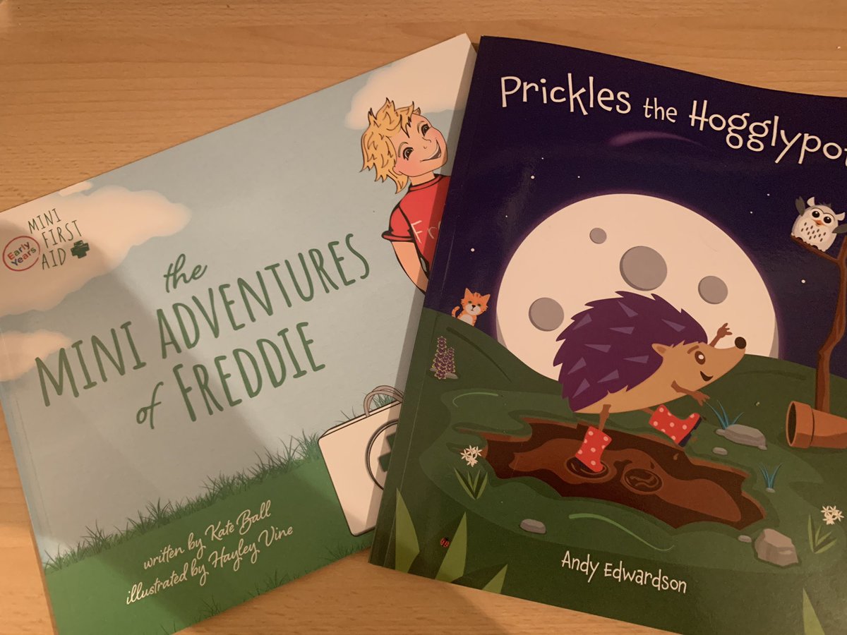 Love it when we get #newbooks from our lovely #author friends at #thesueatkinsbookclub #thankyou Andy <a href="/Hogglypots/">Andy Ed</a> and Kate <a href="/minifirstaiduk/">Mini First Aid</a> we’ll be reading them this week!!