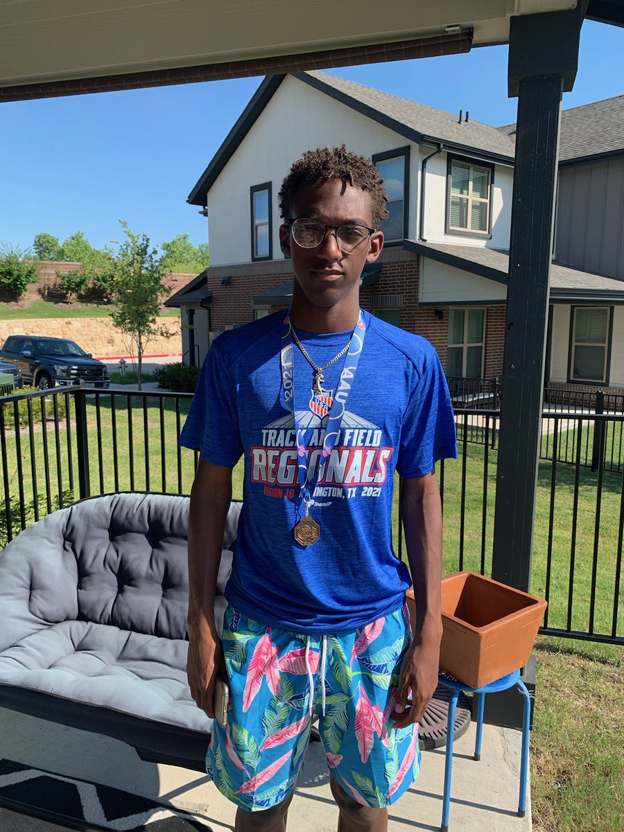 Justin has qualified for the Junior Olympics in both the 100 and 200. Super proud of the work he's putting in and excited for his future!!! <a href="/FWISDAthletics/">FWISD Athletics</a> <a href="/AD_DrLisa/">Lisa L Langston, PhD</a> <a href="/BenbrookBobcats/">Bobcat Athletics</a>