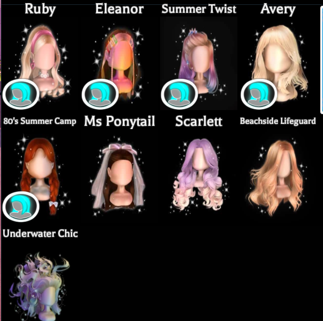 Image of The Ponytail hairstyle in Royale High