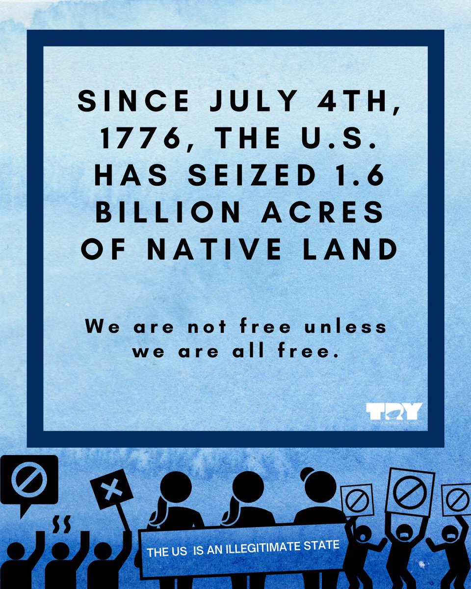 A settler-colonial state built on chattel slavery has no right to celebrate an “Independence Day.” What is there to celebrate?