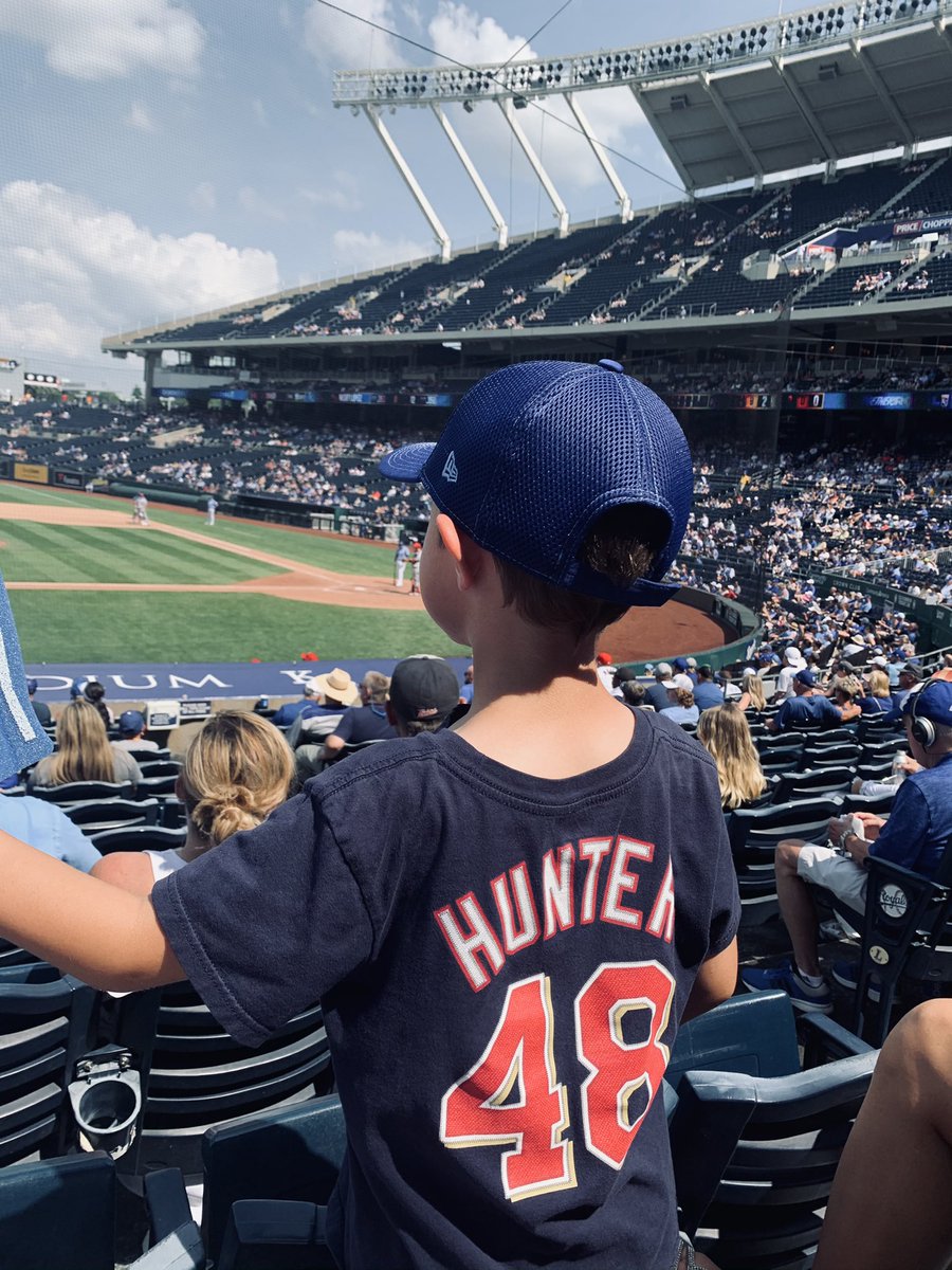 Hey <a href="/toriihunter48/">Torii Hunter</a> my 6 year old was reppin today in Kansas City!!