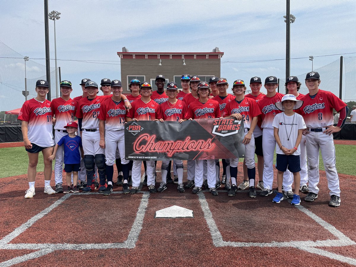 PrepBaseballWI's tweet photo. #BadgerState | CHAMPIONS 🏆

▪️15U: Hitters Baseball 2024
▪️16U: Brew State Academy 
▪️17U: STiKS Academy Black https://t.co/Qqo6oEQdFE