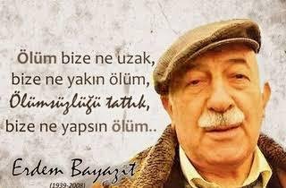 NazmiAvci11's tweet photo. Kanatsız yaralı bir
kuşum yokluğunda;
Nereye çarpsam yüzün,
Nereye dönsem sevda yüklü
bu hüzün..
Gitme!..
Erdem Beyazıt) 

Şiirleriyle düşünce dünyamızı zenginleştiren, üstat Erdem Beyazıt'ın vefatının yıl dönümünde rahmetle anıyorum. https://t.co/AHpiunNNjQ