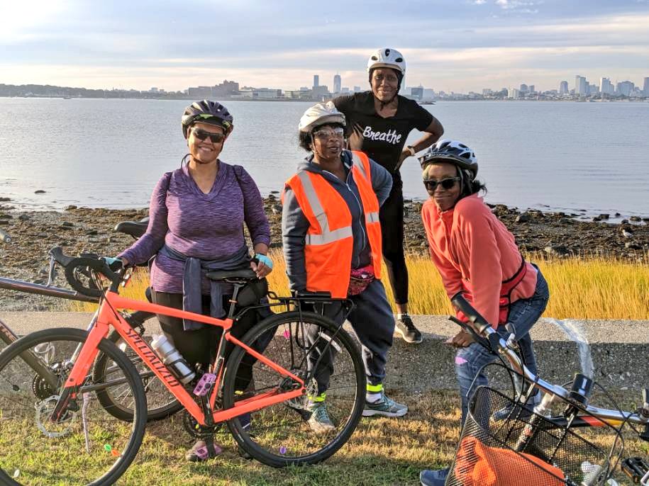 mattapanviv's tweet photo. After weeks of uncomfortable heat or drizzle, it looks like we'll be back on track for tomorrow's ride.  Take a sec and register here:  https://t.co/d5tK7fzjW3
If you need a bike, text or DM by 4pm. 🚲💜 https://t.co/NDxvGgZTzV