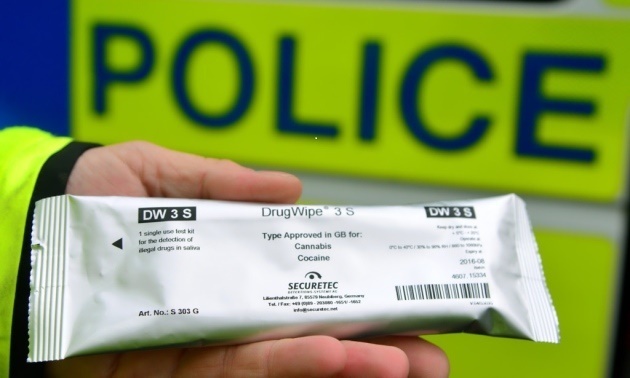 NWmwaypolice's tweet photo. Vehicle stopped M56 J12 to J14 WB #MS38 #MO36 Cheshire Road & Crime Unit - The Driver provided a positive road side drugs wipe
They will now be taken to custody to provide a further specimen that will provide evidence of any drug(s) in a person's body. #Fatal4 #RoadSafety https://t.co/zOl8LFmmSd