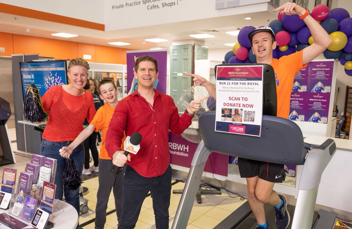 Over 21 days, Reece ran an incremental half-marathon that totaled an incredible 231.1Km, raising over $21,000 along the way!

If Reece's fundraising has inspired you to also Raise it for the Royal, join us for the Bridge to Brisbane, Sunday August 29? 
bit.ly/2V900Ec