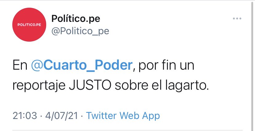 hurgamemoriaPE's tweet photo. Te das cuenta que un programa ya fue cuando los halagos vienen de esta gente.
#RIPCuartoPoder https://t.co/nizOraiAdT