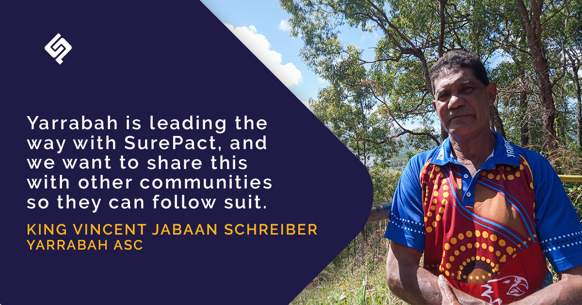 Australia’s only traditionally recognised Indigenous monarch recognises SurePact as providing better outcomes for Indigenous communities. In honour of NAIDOC Week, here’s a look at how Yarrabah ASC is improving their community using SurePact’s platform: surepact.com/news/surepact-…
