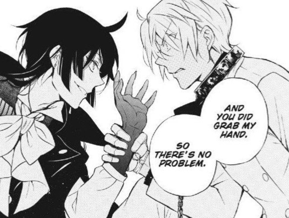 WAIT THE HAND REACHING DURING THR ED IS JUST THE SAME AS WHEN THEY GO INTO THE VAMPIRE REALM AND VANITAS TRUSTED NOÉ TO GRAB HIS HAND 🥺🥺🥺🥺