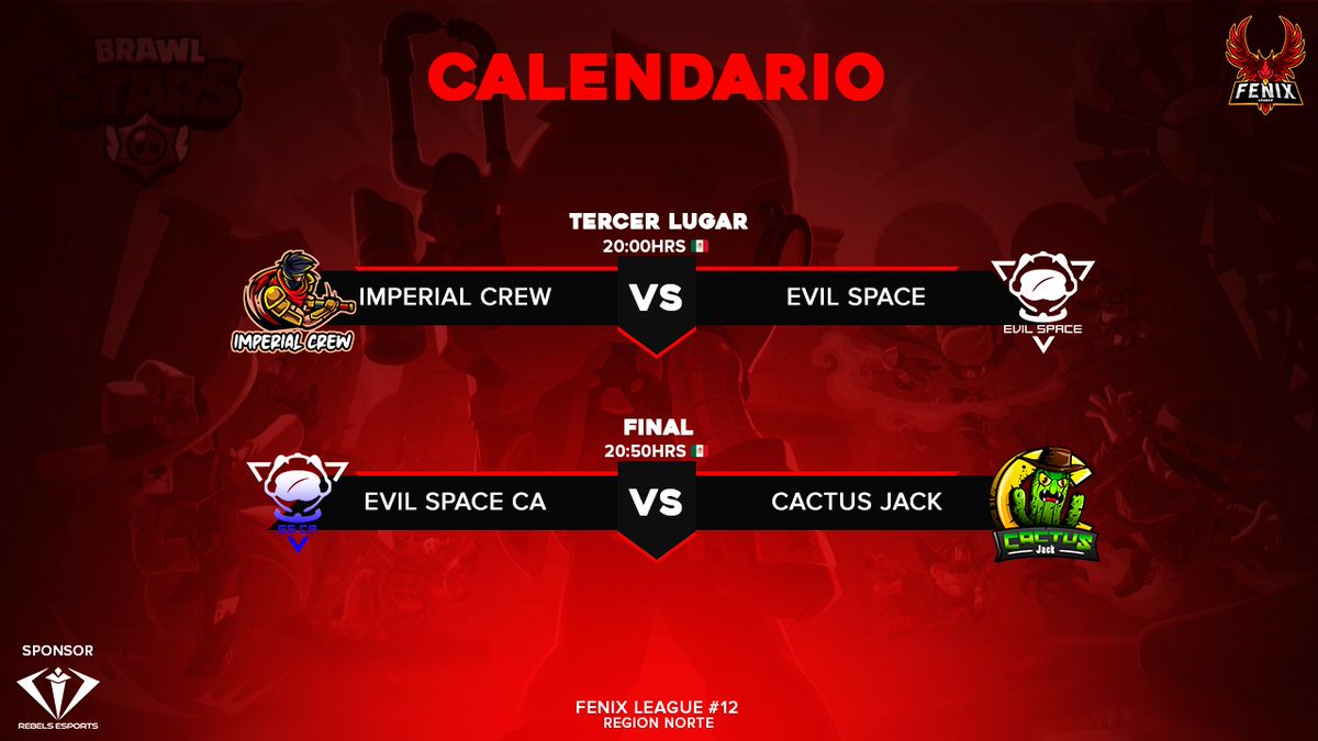 #BS | Final NA

Exactamente en 1h se disputaran los últimos 2 enfrentamientos que definirán el próximo top 3 de la región.

Podrán disfrutar estos enfrentamientos por el canal de <a href="/raffa_wd/">RaffaWD</a> 

📺 twitch.tv/raffawd