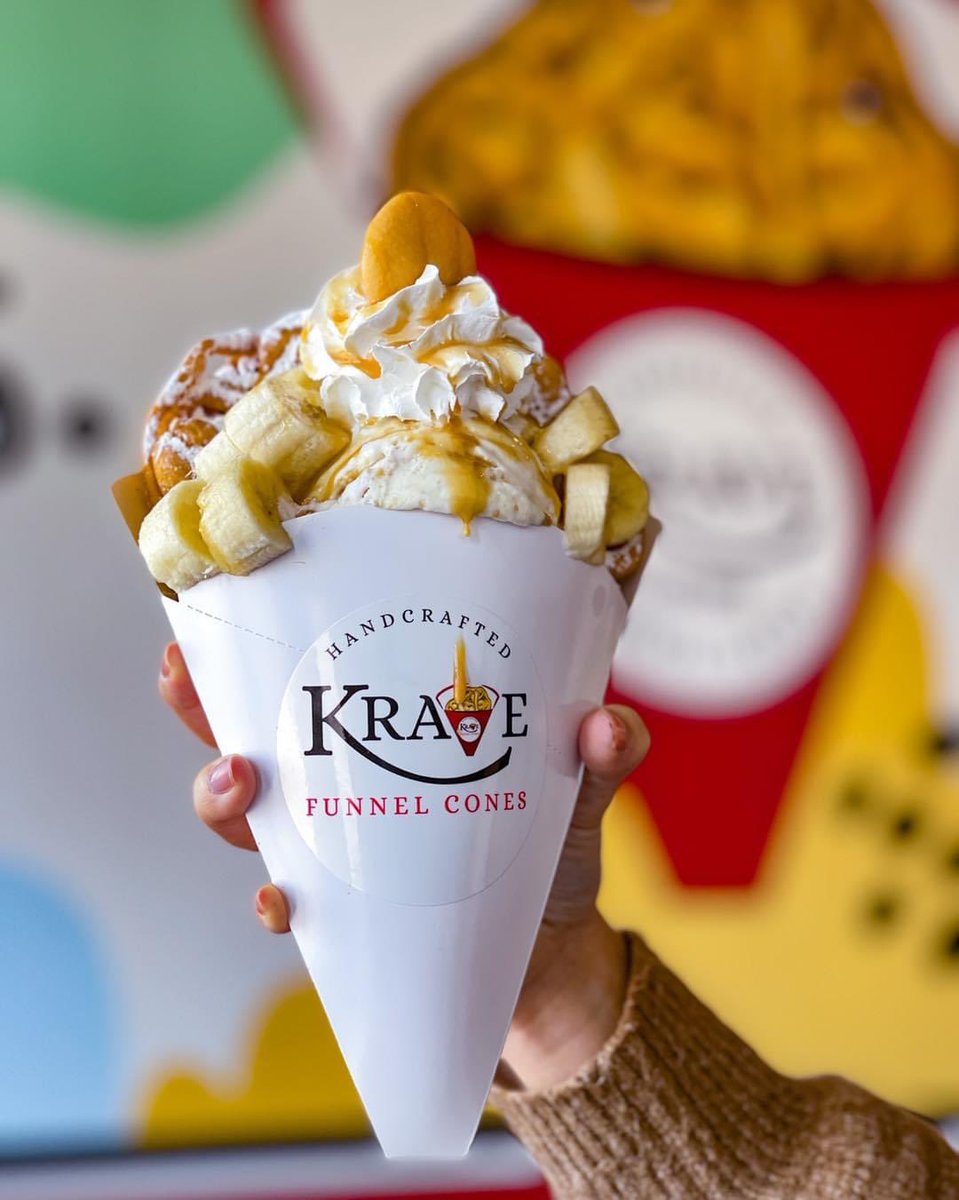 SAUEBLACKTX's tweet photo. This Black Woman-Owned Dessert Shop in Houston is the Perfect Place to Satisfy Your Sweet Tooth!

📍 Krave Funnel Cones | 7613 Katy Fwy Suite C, Houston, TX 77024 https://t.co/qGPQwFoYc7