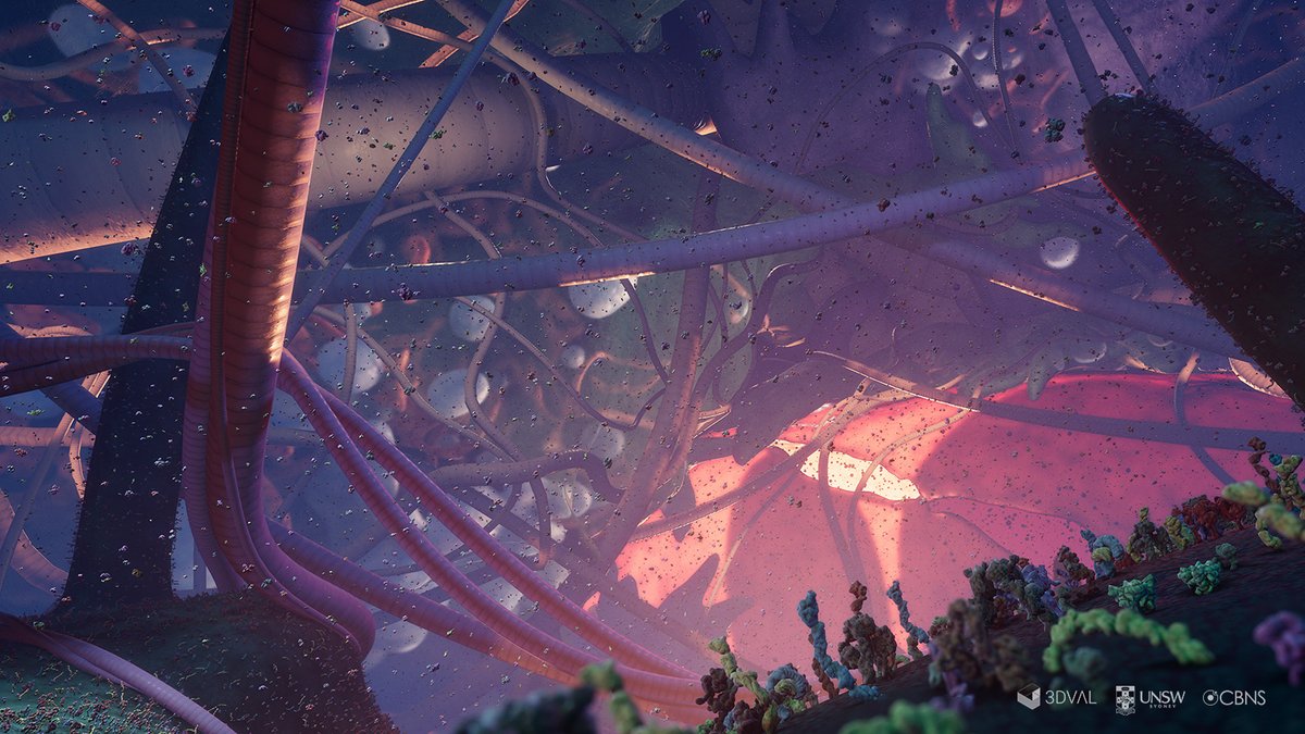 UNSW3DXLab's tweet image. Nanoscape: our new cell exploration experience was created by a team of computer artists, game developers and cell biologists. The immersive learning application aims to improve the understanding of cellular scales, densities and interactions. elifesciences.org/articles/64047