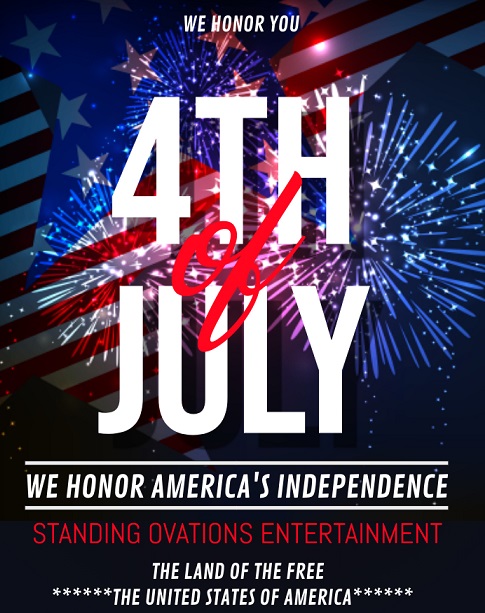 tirrickosmith's tweet photo. On behalf of the staff here at Standing Ovations Entertainment, we would like to take this time to wish you all a wonderful 4th of July as we salute and honor America......The Land of the Free!
#tirrickobadiahsmith #standingovationsentertainment #4thofJuly #celebration #holilday https://t.co/4IwhJZ9bTA