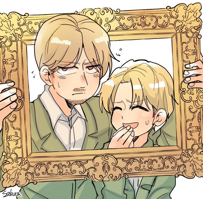 「blonde hair picture frame」 illustration images(Popular)