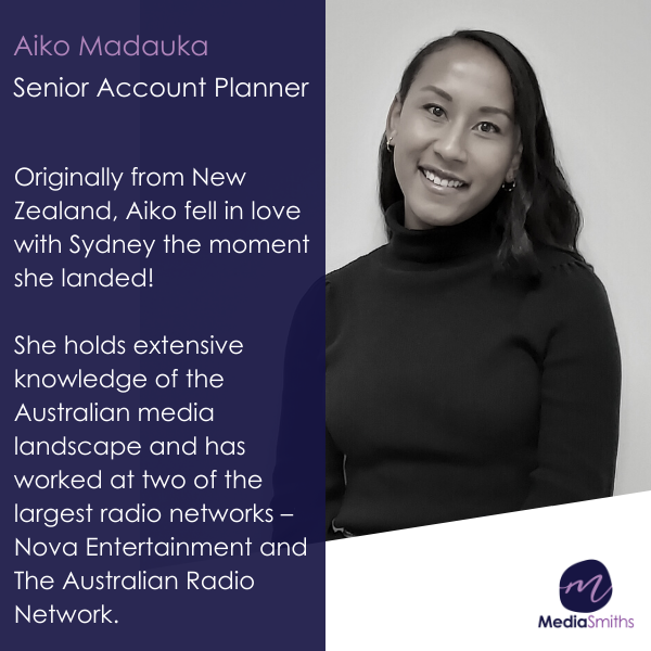 MediaSmiths1's tweet photo. Say hello to the newest member of our team, Aiko!
​
With all that experience, she has the knowledge and insight to turn your ambition into a tight-knit media strategy.
​
Aiko would love to hear from you so please pick up the phone and say hello. Welcome Aiko!
​
​(02) 9460 0177 📞 https://t.co/jF8VUgp4be