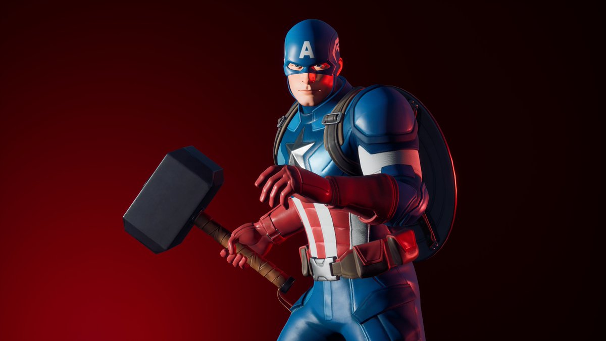 PiLotTRr's tweet photo. To celebrate the #4thofJuly I took some pics of #CaptainAmerica 
I hope everyone who is celebrating tonight stays safe out there.
#Fortnite #Fortography #StudioForty #VirtualPhotography #VGPUnite https://t.co/FQLwYDqOiz