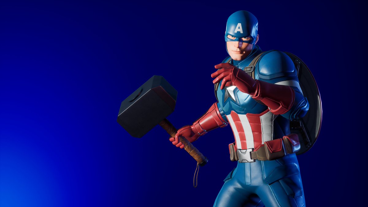 PiLotTRr's tweet photo. To celebrate the #4thofJuly I took some pics of #CaptainAmerica 
I hope everyone who is celebrating tonight stays safe out there.
#Fortnite #Fortography #StudioForty #VirtualPhotography #VGPUnite https://t.co/FQLwYDqOiz
