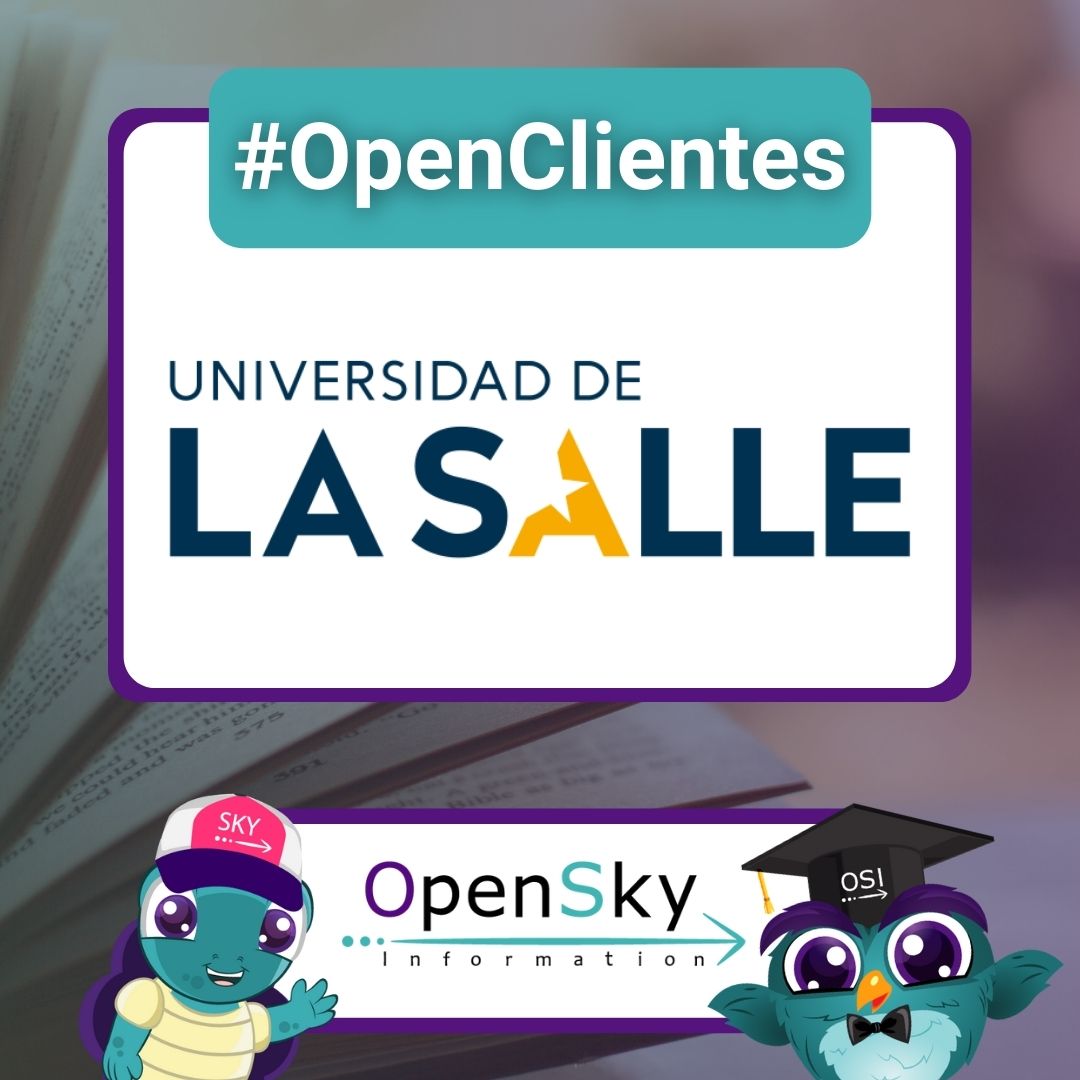 OpenSkyInfo's tweet photo. #OpenClientes 🧑🏽💻
👉🏽Hoy les presentamos a nuestro nuevo cliente la #Biblioteca de la #UniversidaddelaSalle 📚, que ha usado los beneficios de nuestra solución de #OutsourcingdeCatalogación, 🤓 un proyecto enfocado en el 💻#procesamientotécnico de 📖#materialbibliográfico. https://t.co/QnfNkI40wG