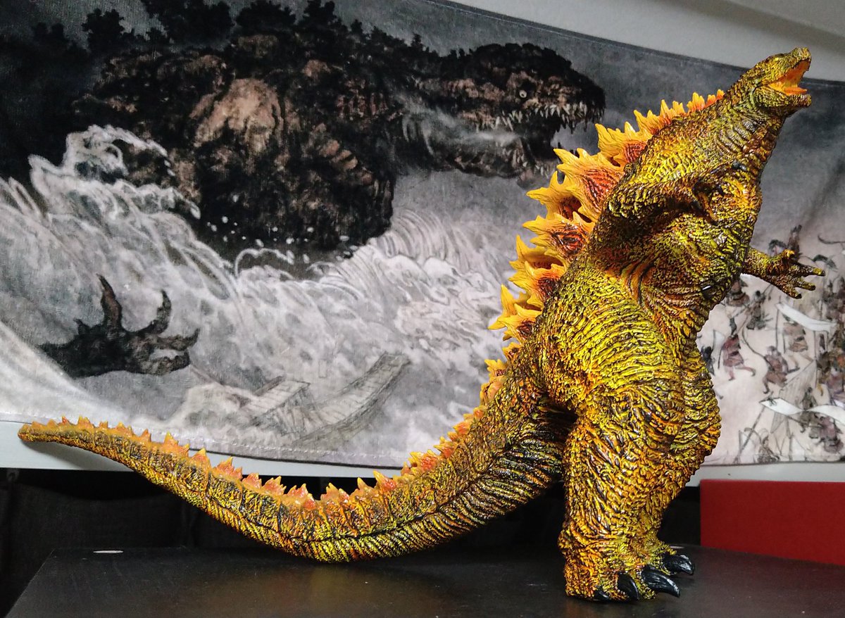 ゴジラ　一番くじ　リペイント リペイント】【ゴジラ】 光る！放射線ビーム発射！一番くじのゴジラを