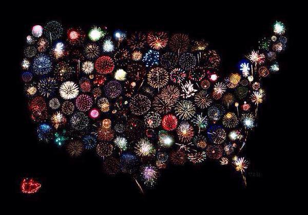 Red, White, and BOOM. Merica.