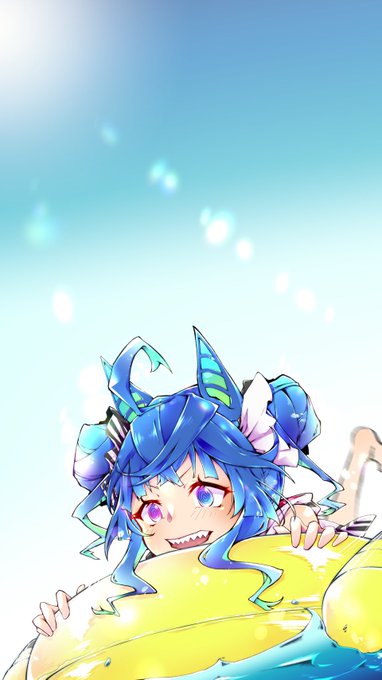 妻が描いたツインターボちゃんです 