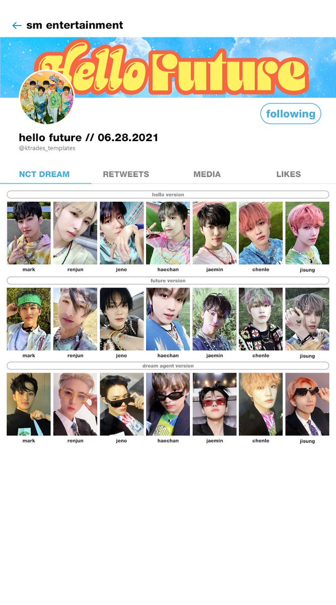 nct dream hello future photocard template wishlist mark renjun