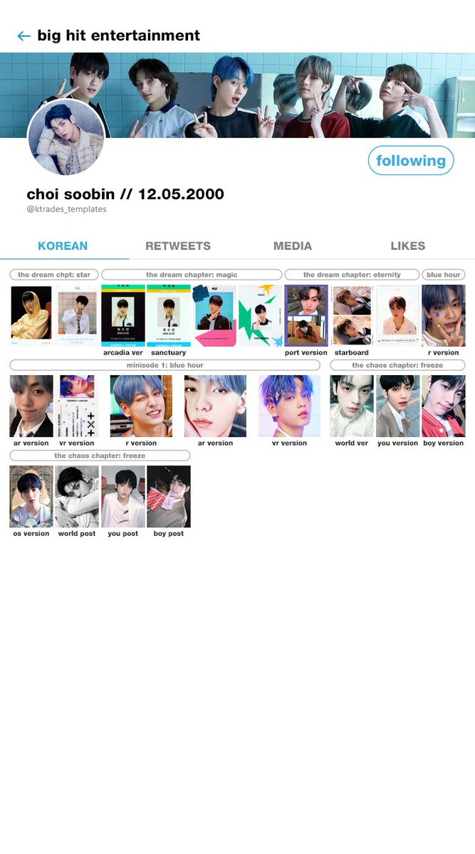 ktrades_cr's tweet photo. txt tomorrow by together templates photocards wishlist checklist yeonjun soobin beomgyu taehyun https://t.co/A3KKKPCJWt